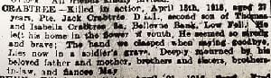 Newcastle Chronicle Saturday 04/05/1918