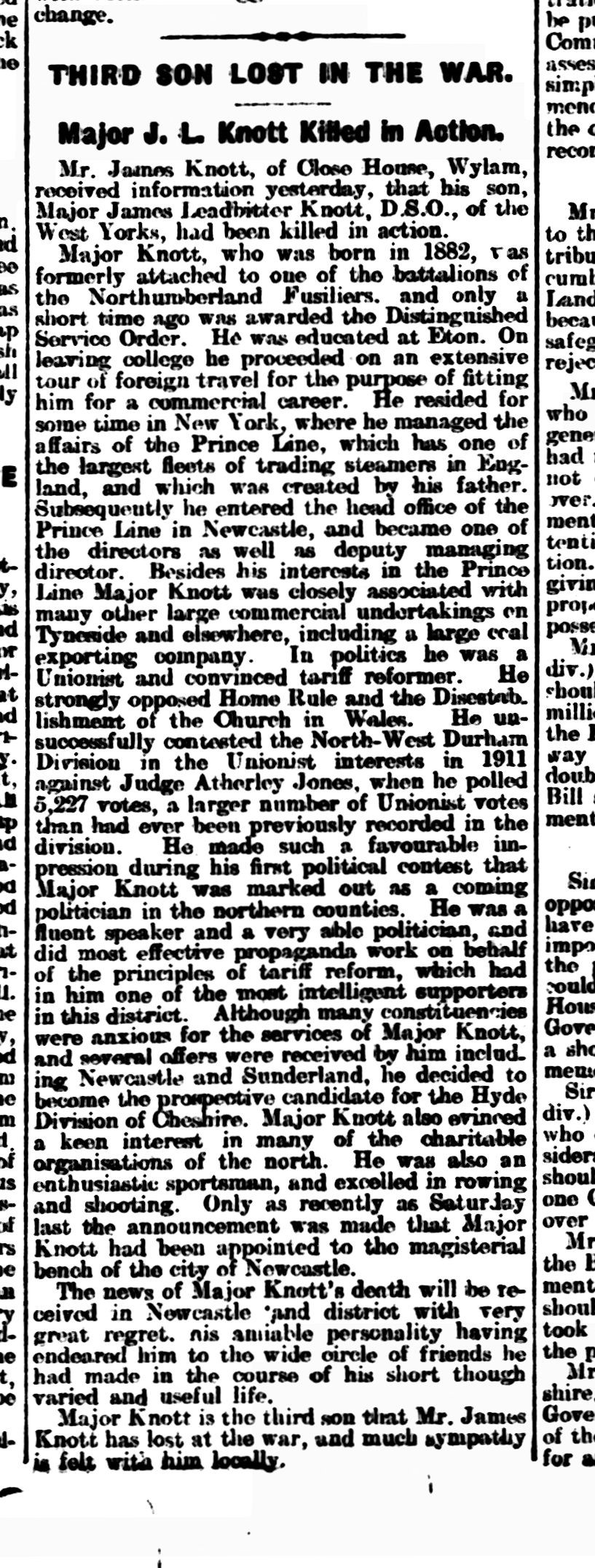 Julius Knott J.L. Knott 1916 - NEWMP